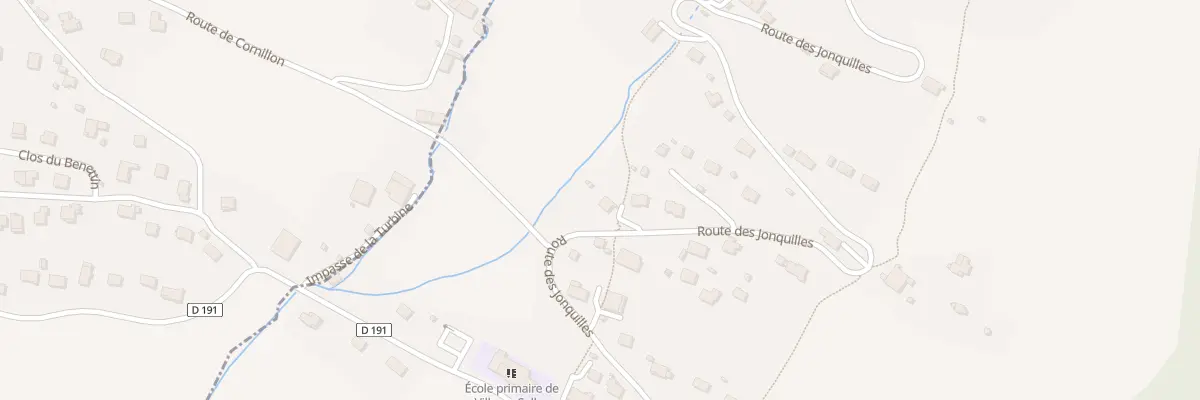 Plan du 393 Rte des Jonquilles à Ville-en-Sallaz