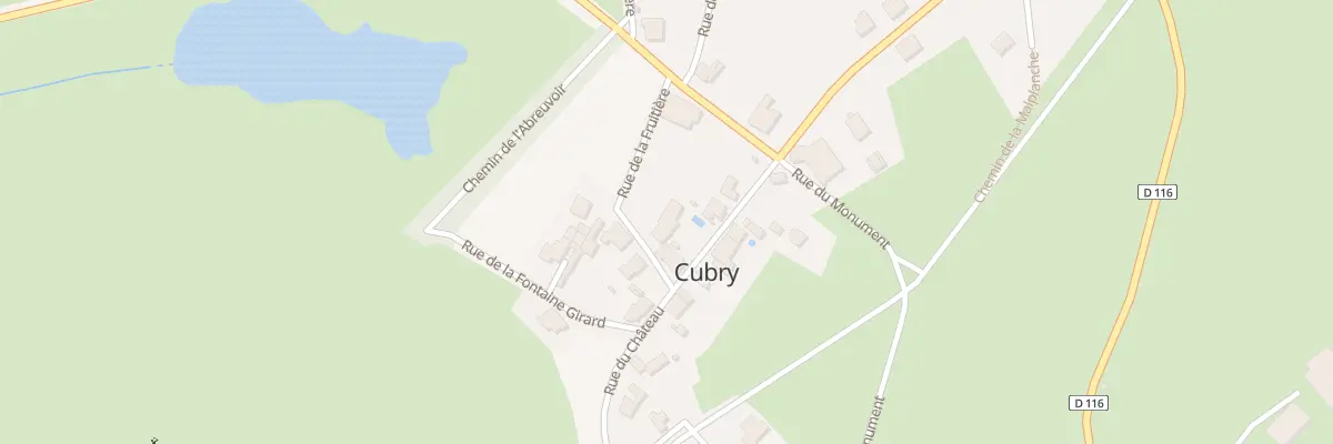 Plan du 2 Rue de la Fruitiere à Cubry
