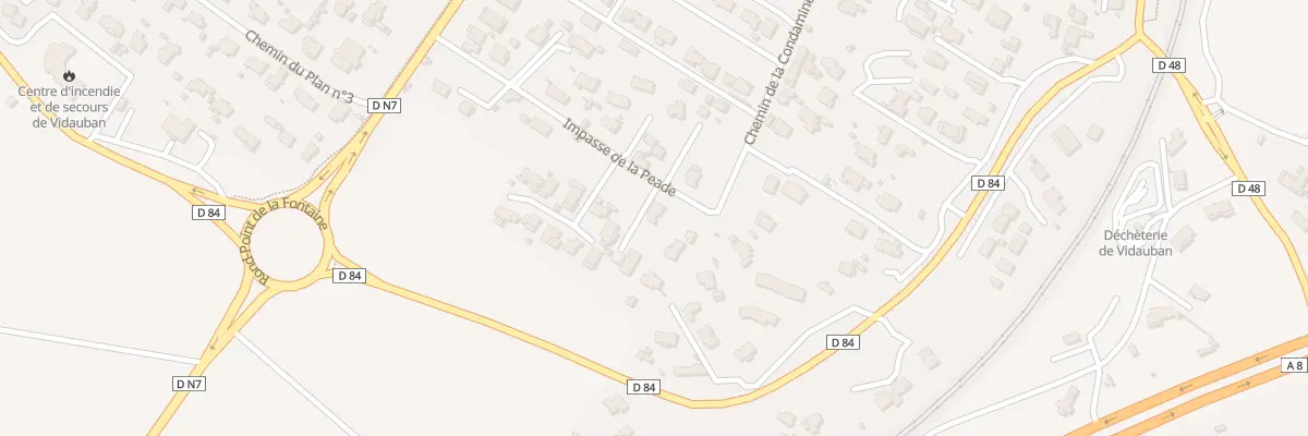 Plan du 214 Imp de la Péade à Vidauban