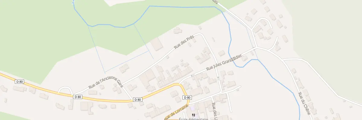 Plan du 16 Rue Jules Granddidier à Moncel-sur-Seille