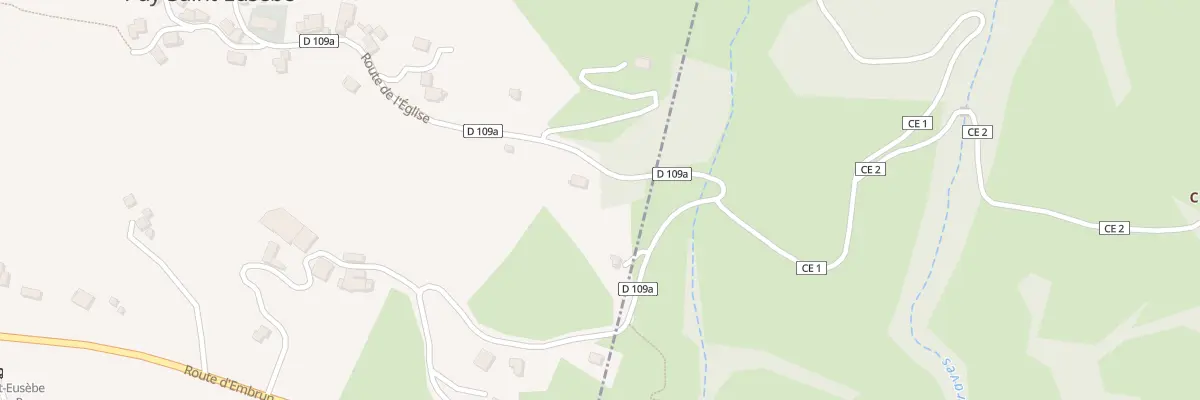 Plan du 5001A Le Puy à Puy-Saint-Eusèbe