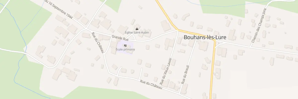 Plan du 12 Rue Grande Rue à Bouhans-lès-Lure