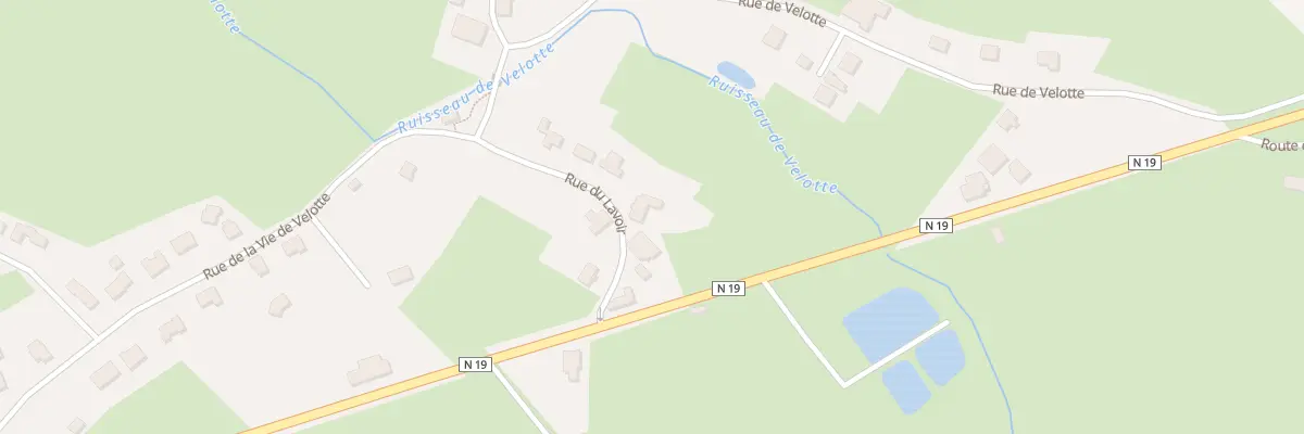 Plan du 5 Rue du Lavoir à Amblans-et-Velotte