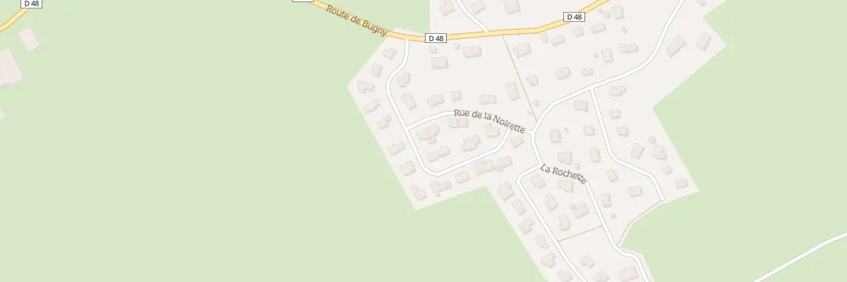 Plan du 7 Rue de la Noirette à La Chaux