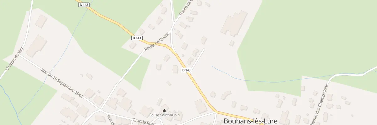 Plan du 1 Imp des Perches à Bouhans-lès-Lure