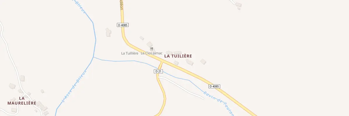 Plan du 5013 La Tuiliere à Senez