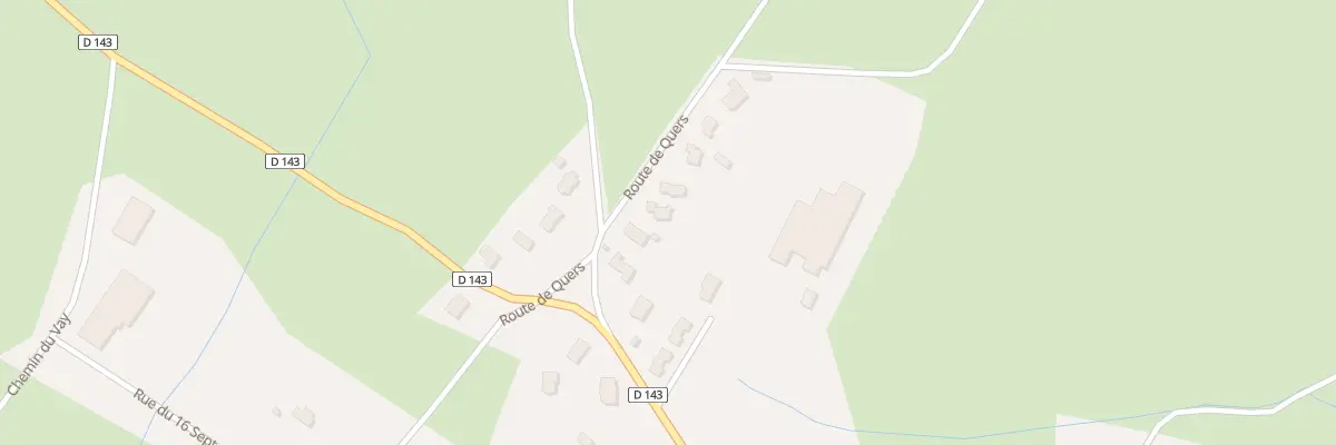 Plan du 10 Rte de Quers à Bouhans-lès-Lure