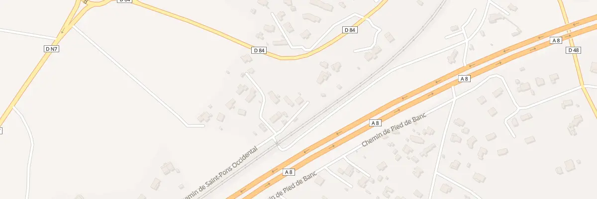 Plan du 767 Che de Saint Pons Occidental à Vidauban
