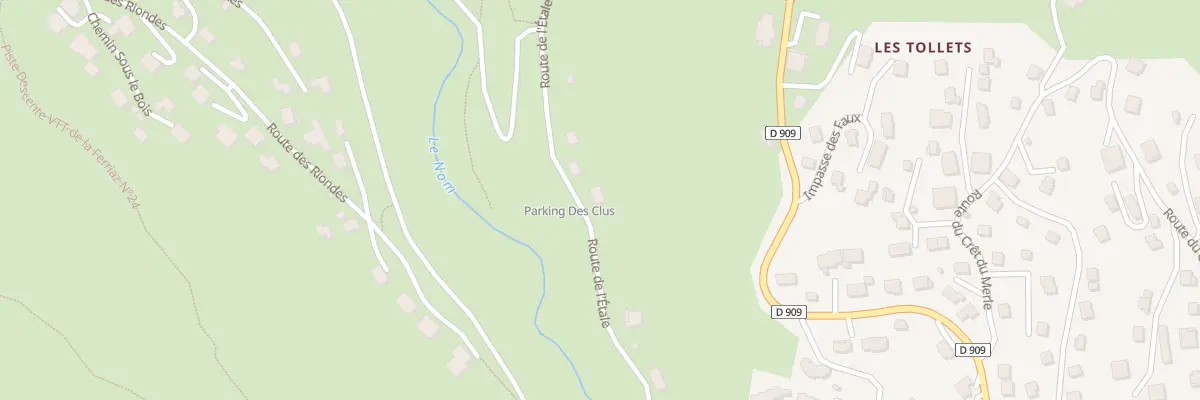 Plan du 595 Rte de l’Etale à La Clusaz