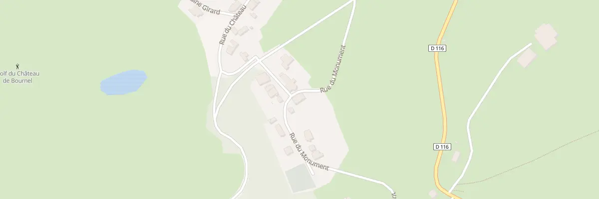 Plan du 5 Rue du Monument à Cubry