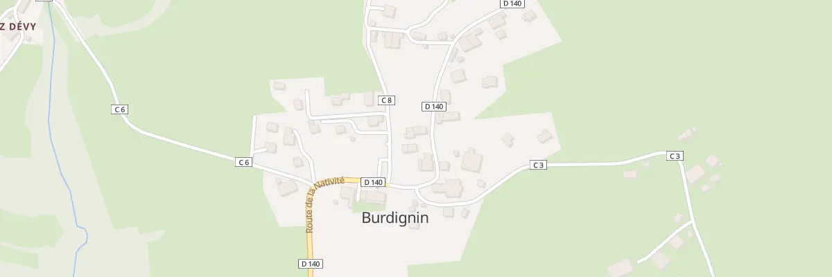 Plan du 83 Rte de l’Espérance à Burdignin