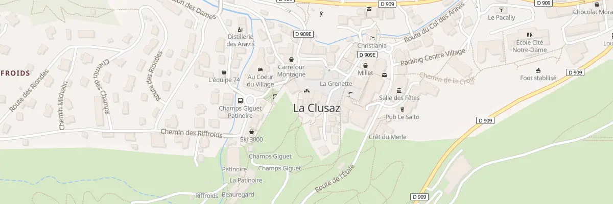 Plan du 211 Pl de l’Eglise à La Clusaz