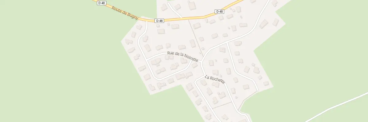 Plan du 1 Rue de la Noirette à La Chaux