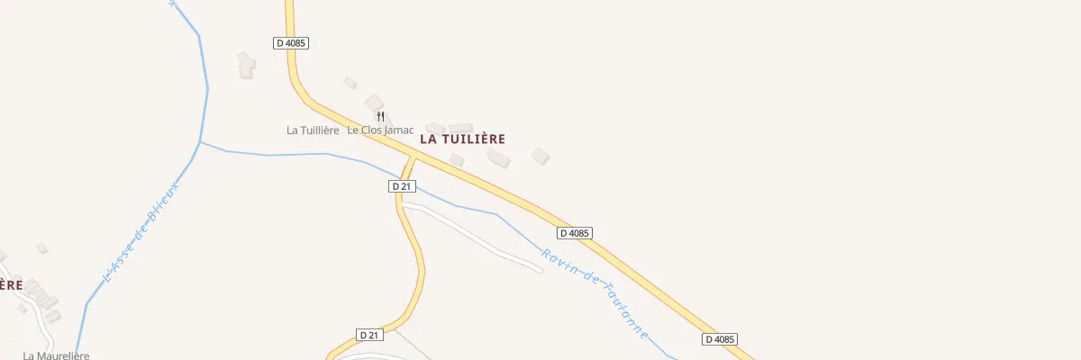 Plan du 7074 La Tuiliere à Senez