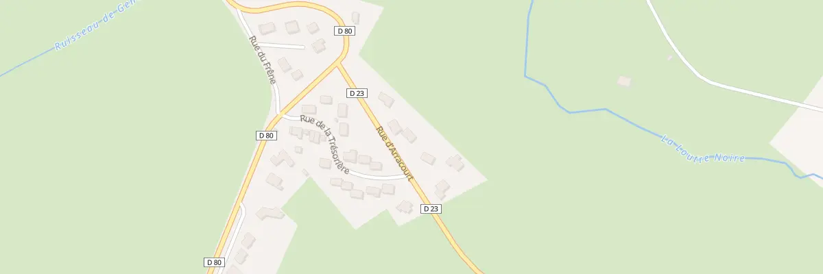 Plan du 5 Rue d’Arracourt à Moncel-sur-Seille