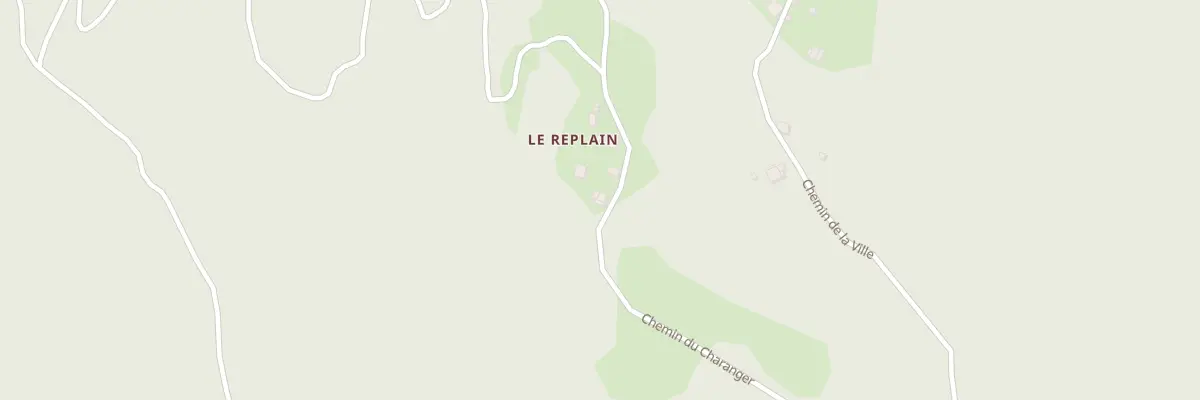 Plan du 5493 Le Replain à Esserts-Blay