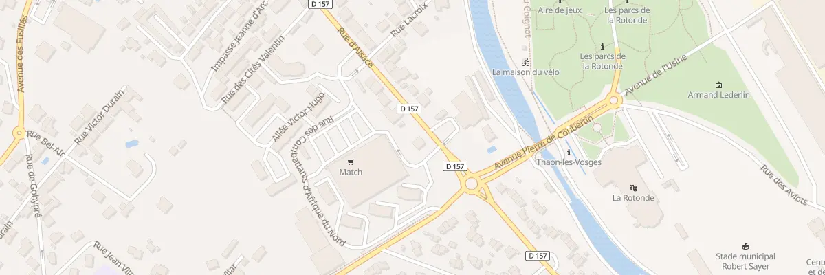 Plan du 27B Rue d’Alsace Thaon à Thaon-les-Vosges