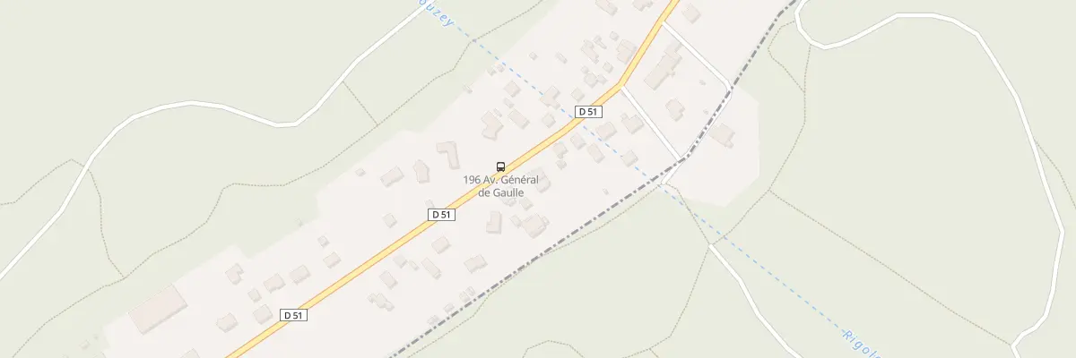 Plan du 193 Rue du Général de Gaulle à Chantraine