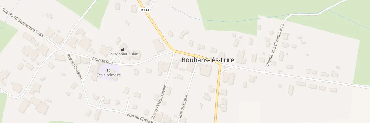 Plan du 2 Rte de Lure à Bouhans-lès-Lure
