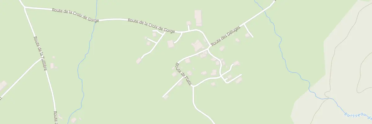 Plan du 49 Rte de Platis à Fessy