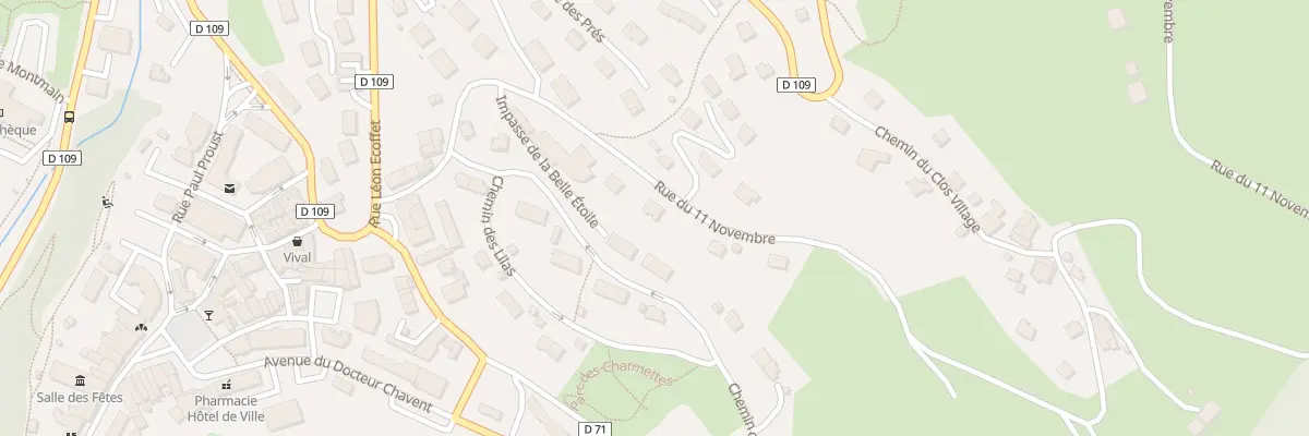 Plan du 276 Rue du 11 Novembre à Ugine
