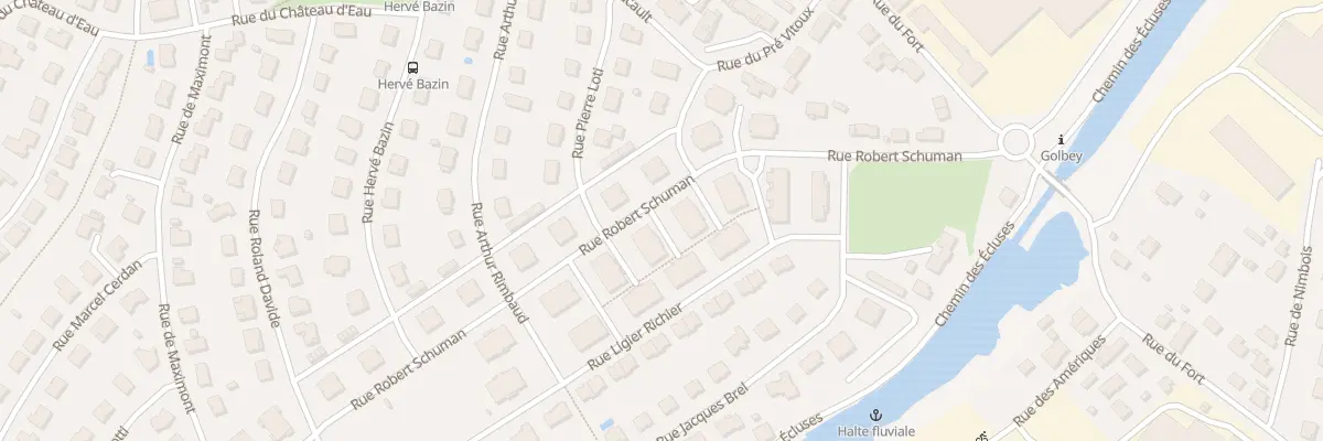 Plan du 9C Rue Robert Schuman à Golbey