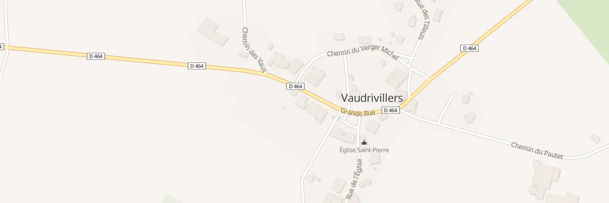 Plan du 4 Gr Grande Rue à Vaudrivillers