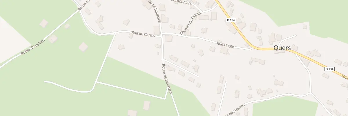 Plan du 1 Rue Claude Francois Gravier à Quers