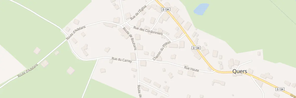 Plan du 4 Rue Haute à Quers