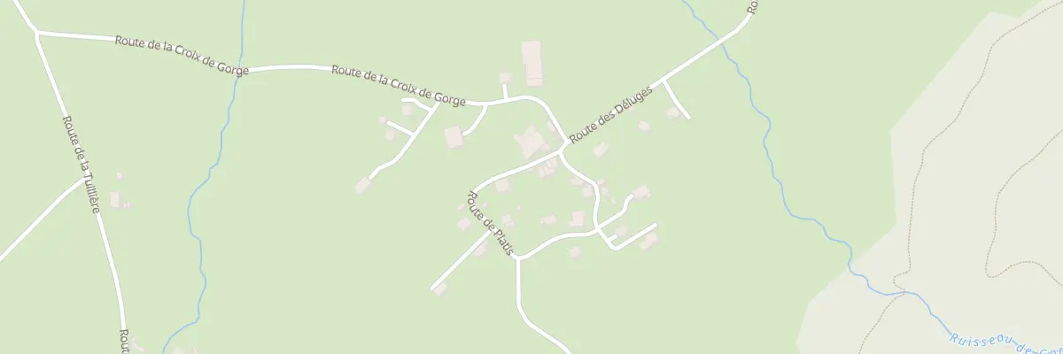 Plan du 15 Rte de Platis à Fessy