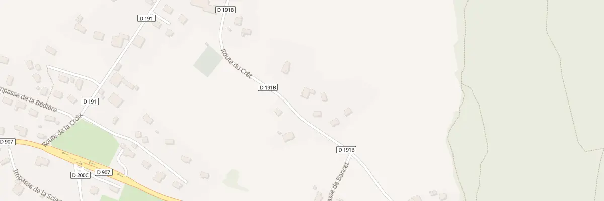 Plan du 329 Rte du Crêt à Ville-en-Sallaz