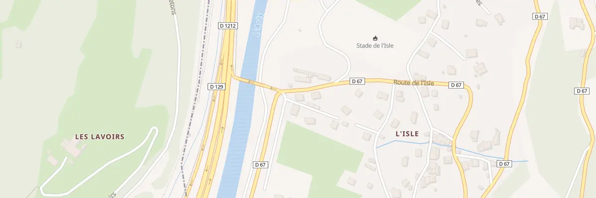 Plan du 5095 Plaine de l’ Isle à Ugine