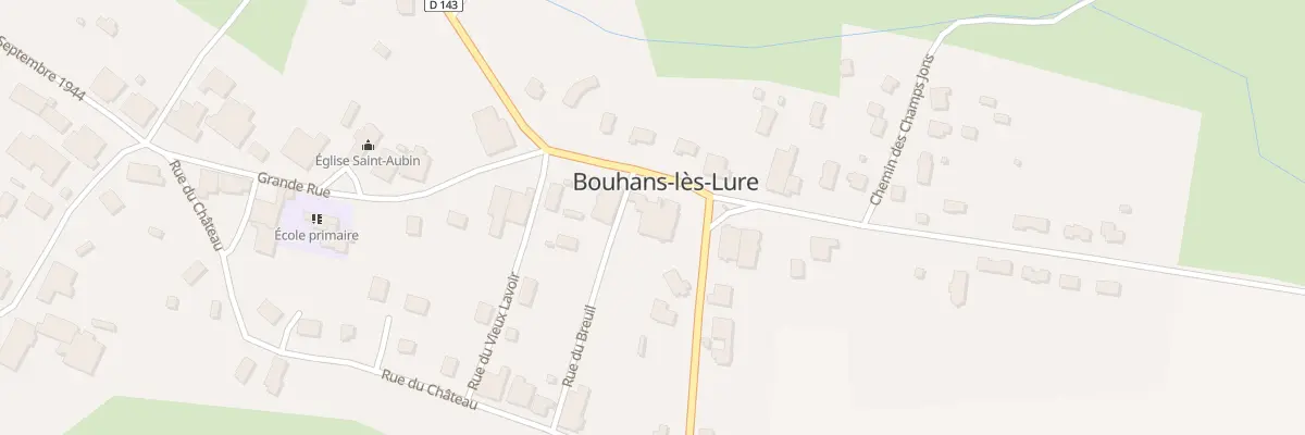 Plan du 8 Rte de Lure à Bouhans-lès-Lure