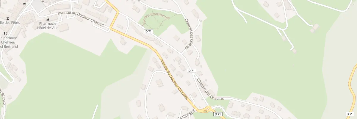 Plan du 356 Av des Charmettes à Ugine
