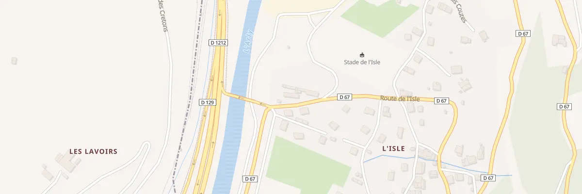 Plan du 9001B L’Isle à Ugine