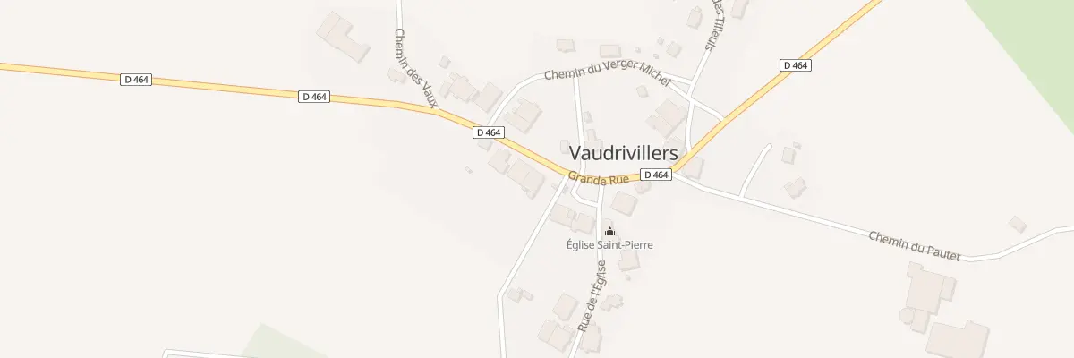 Plan du 8 Gr Grande Rue à Vaudrivillers