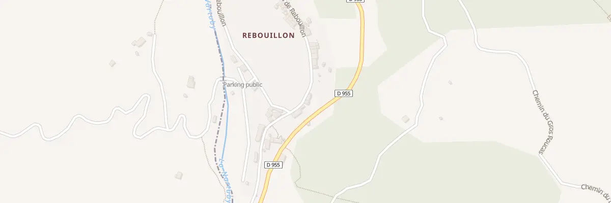 Plan du 5195 Rebouillon à Châteaudouble