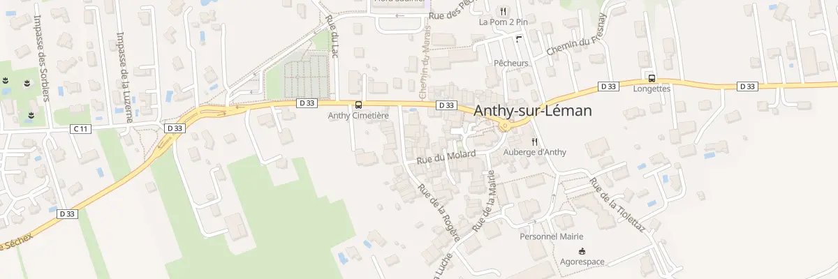Plan du 5 Rue de la Rogère à Anthy-sur-Léman