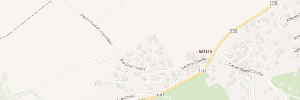 Plan du 88 All des Jardins de Carolane à Fessy