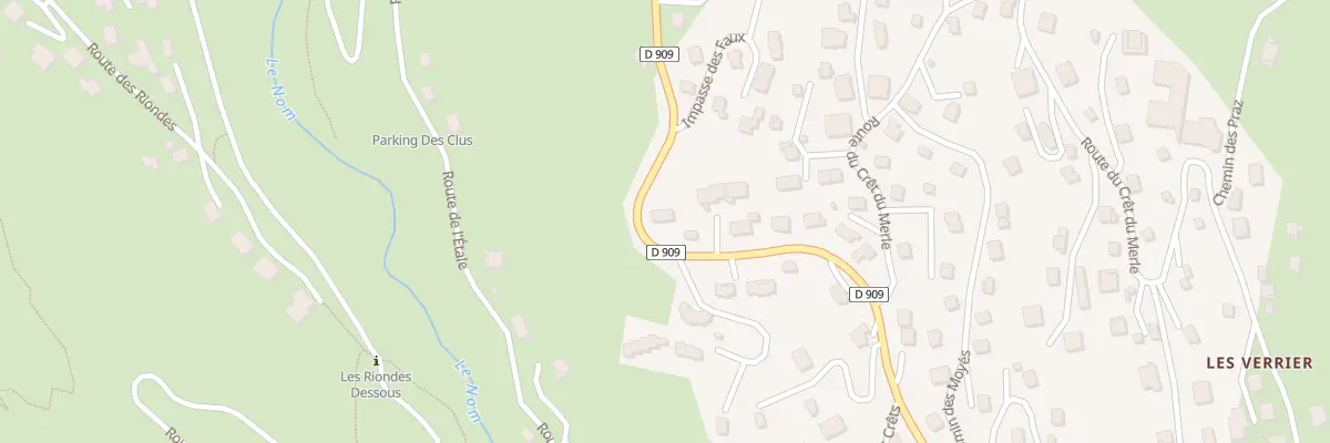 Plan du 1405 Rte du Col des Aravis à La Clusaz