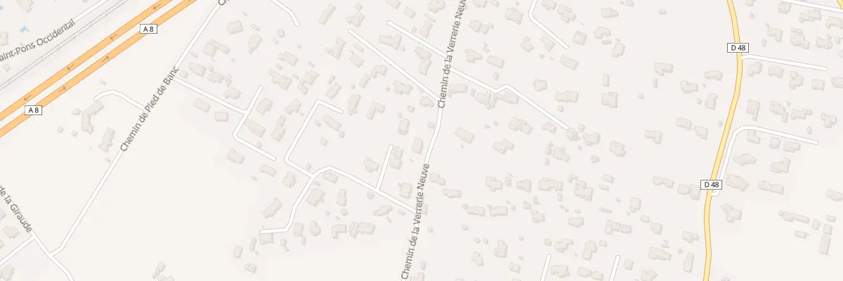 Plan du 656 Che de la Verrerie Neuve à Vidauban