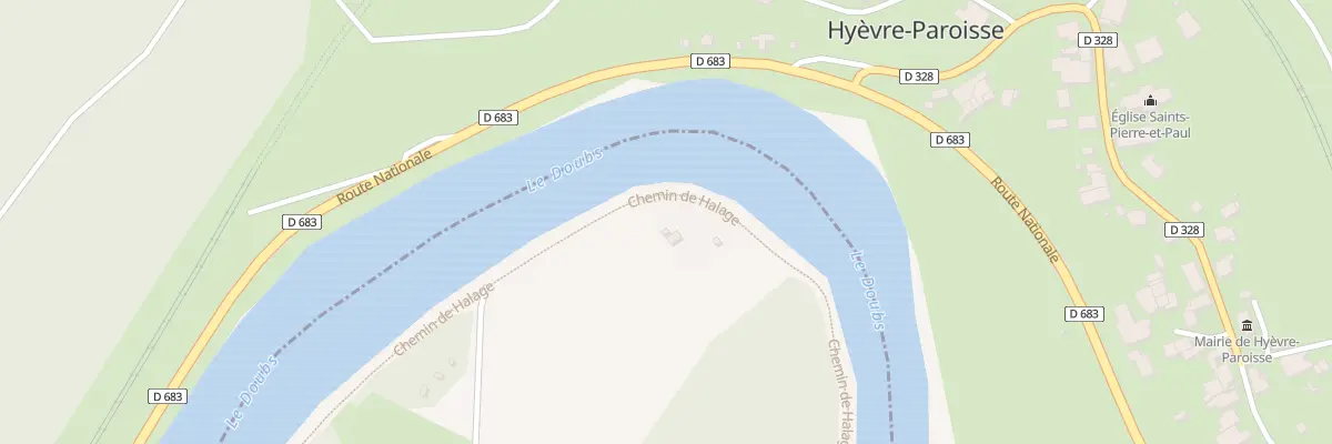 Plan du 5034 Sous le Mont à Hyèvre-Magny
