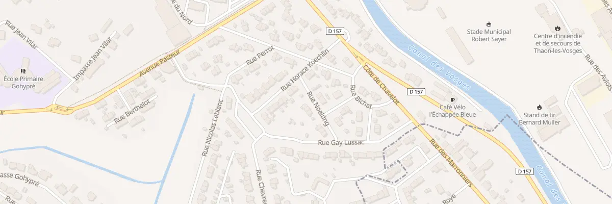 Plan du 2 Rue Noelting à Thaon-les-Vosges