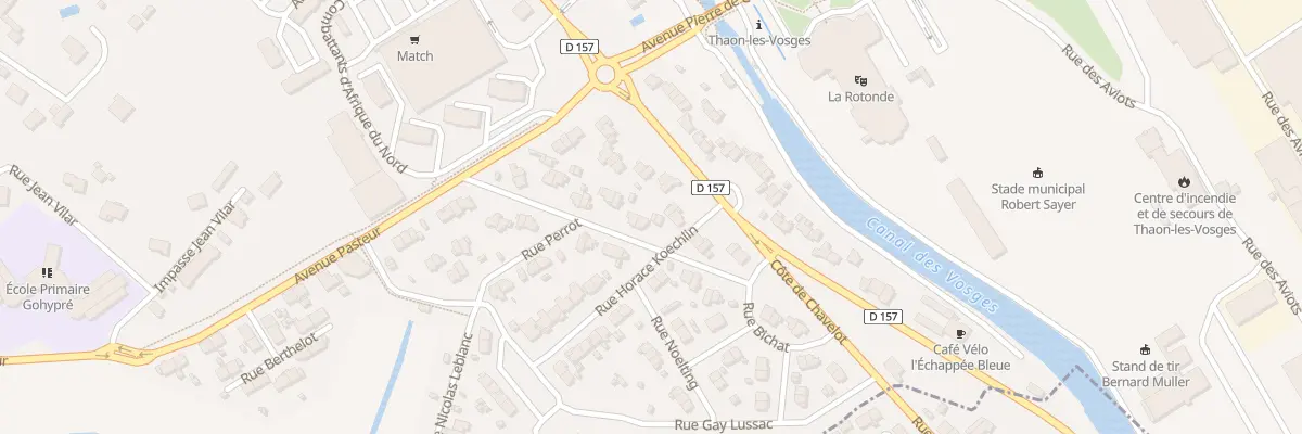 Plan du 6 Rue J B Dumas à Thaon-les-Vosges