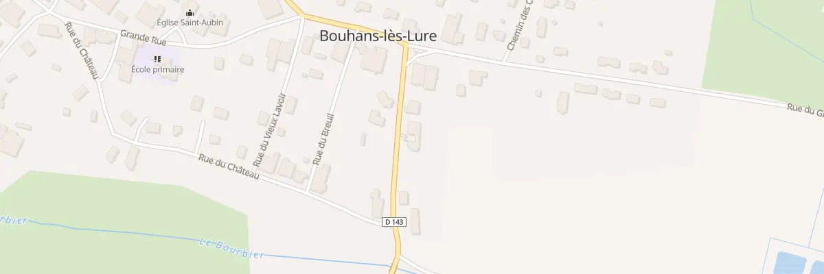 Plan du 5034 Le Village à Bouhans-lès-Lure