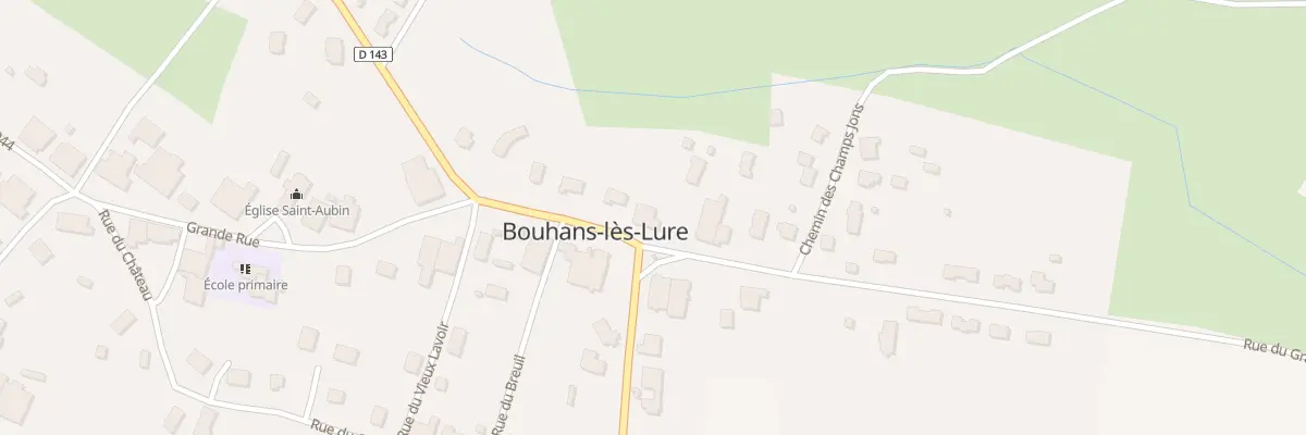 Plan du 1 Rue du Grand Puits à Bouhans-lès-Lure