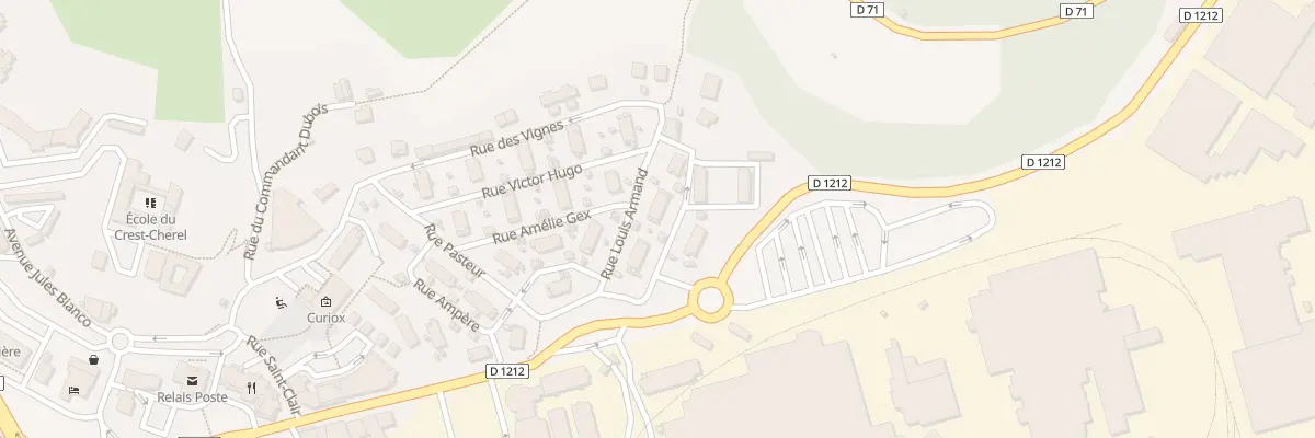 Plan du 125 Rue Amélie Gex à Ugine