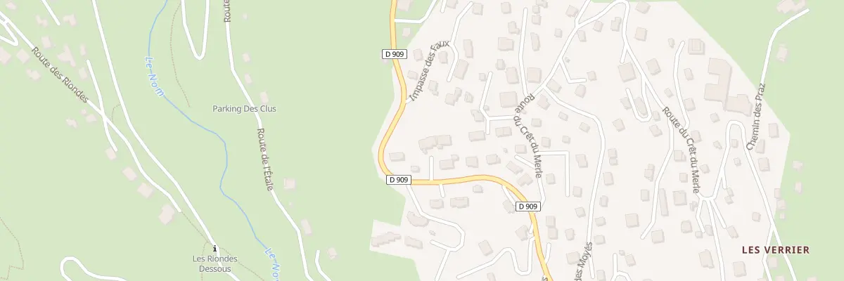 Plan du 1439 Rte du Col des Aravis à La Clusaz