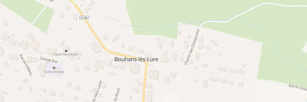 Plan du 3 Rue du Grand Puits à Bouhans-lès-Lure