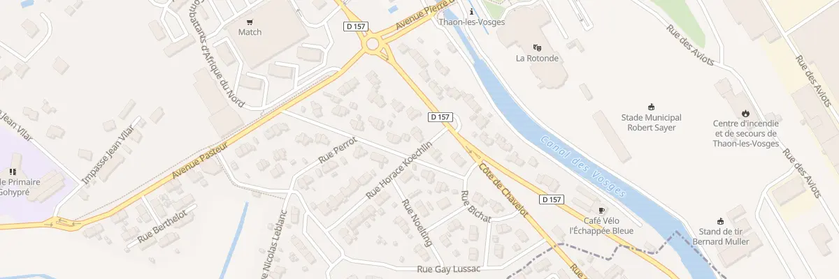Plan du 4 Rue Horace Koechlin à Thaon-les-Vosges